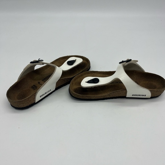 Birkenstock Gizeh white for kids size 2, 2.5 - Picture 4 of 4